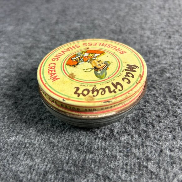 ADVERTISING COLLECTIBLE MACGREGOR SHAVING CREAM TIN VERY UNUSUAL RARE - Picture 8 of 9